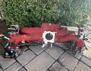 08-14 Subaru Impreza WRX STi 2.5L Turbo UpperIntakeManifold AC260 REDw14011AB931 - Picture 1 of 5