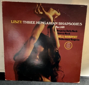 A74 LISZT/ Willi Boskovsky: 3 Hungarian Rhapsodies, 1977 Angel Records S-537227 - Picture 1 of 4
