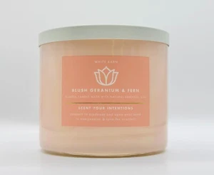 Vela de 3 mechas Bath & Body Works Blush Geranio y helecho 14,5 oz nueva - Imagen 1 de 2