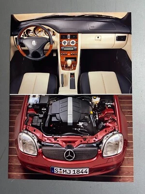 2000 Mercedes-Benz Red SLK Roadster Press Photo Foto - RARE Awesome Frameable - Image 1 of 2