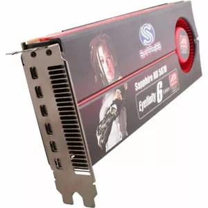 Sapphire Radeon HD 5870 Eyefinity 6 2GB GPU Video Graphics Card 6-mDP - Picture 1 of 2