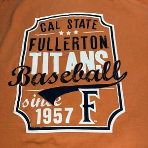 Cal State Fullerton CSUF Titans College T Shirt Size XL 46”x31” - Picture 1 of 11