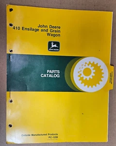 John Deere Parts Catalog  410 Ensilage and Grain Wagon PC-1299 - Picture 1 of 3