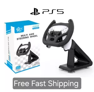 Multi Axis Steering Wheel for Playstation 5 PS5 Gaming Controller Pro Handle - Picture 1 of 5