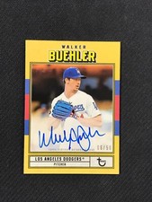 2022 Topps Brooklyn Collection Walker Buehler Autograph /50 Dodgers No Reserve