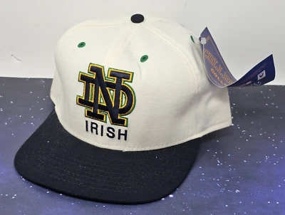 DE COLECCIÓN Gorra Notre Dame Snap Back New Era Modelo Pro NCAA 80s 90s Stock Antiguo Foto 1 de 4