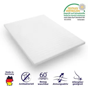 Matratzentopper Matratzenauflage Topper Kaltschaum - ca. 4 cm B-Ware ♻️ - Bild 1 von 10