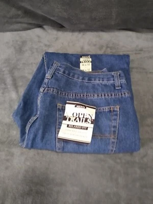 Open Trails Mens Denim Jeans Relaxed Fit 5 Pocket NWT 36X32 - Image 1 of 4