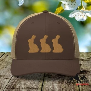 Sombrero de camionero de conejo de Pascua de chocolate para hombre y mujer - Imagen 1 de 27