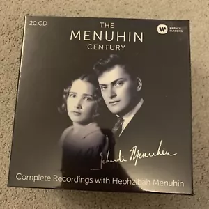 Menuhin Century: Complete Recordings with Hephzibah Menhuhin 20 CD New Sealed - Bild 1 von 3