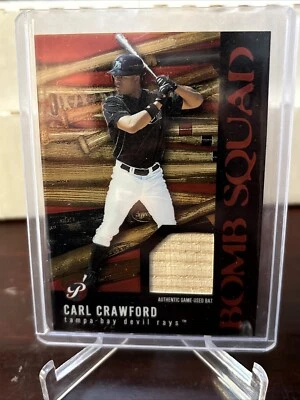 2003 TOPPS PRISTINE Bomb Squad CARL CRAWFORD PBS-CC Tampa bay Rays - Image 1 of 3