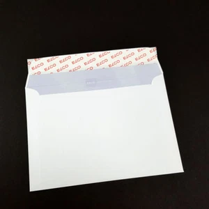 100 B6 Elco Business Briefumschläge 125x176mm Weiß Innendruck Grau haftklebend - Bild 1 von 5