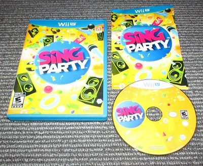 Sing Party for Nintendo Wii U Complete Fast Shipping - Image 1 of 2
