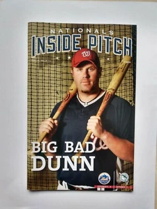 2010 Washington Nationals Inside Pitch Program Stephen Strasburg Rookie Card - Picture 1 of 3