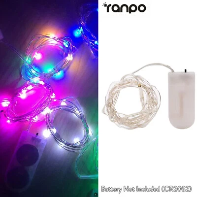 Mini LED Fairy String Light 1M 2M 3M Decoration Lamp Christmas Decor Copper Home - Image 1 of 4