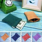 Solid Coin Purse Mini Credit Card Holder Wallet Pouch Money Bag  Unisex