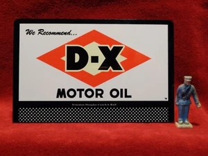 DX OIL (NEGRO)_ #09 O/S SCALE METAL BILLBOARD - Imagen 1 de 3