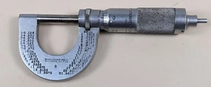 Antique Brown & Sharpe Mfg. Co. 0-1" Micrometer Providence RI USA No. 8 - Picture 1 of 5