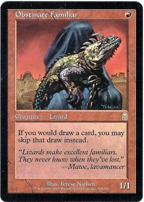 (2X) Obstinate Familiar Odyssey Rare – MTG Magic the Gathering Card - Image 1 of 4