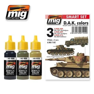 AMMO MIG JIMENEZ A.MIG-7102 - D.A.K COLORS • SMART SET 3 ACRYLIC 17ml - NUOVO - Picture 1 of 2