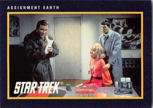 1991 Impel Star Trek 25th Anniversary #185 Assignment Earth - Picture 1 of 2