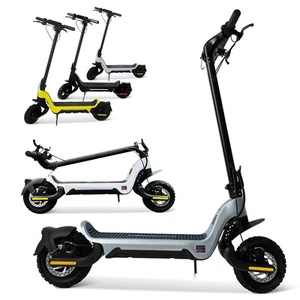 1400W Electric Scooter Single Motor 48V Off 10inch Road Tires Fast Speed 15Ah uy - Picture 1 of 17