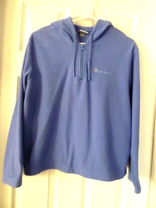 Sudadera con capucha para mujer Old Navy con cremallera de lana talla M azul - Imagen 1 de 3