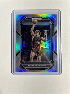 AUSAR THOMPSON 2023-24 PANINI PRIZM DRAFT PICKS SILVER PRIZM ROOKIE #17 SP RC