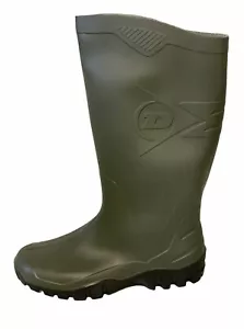 STIVALI DUNLOP DANE K680011 PVC GREEN/BLACK SUOLA IN GOMMA IMPERMEABILI LEGGERI - Foto 1 di 4