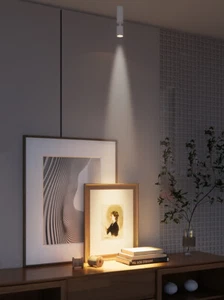 2Pcs LED COB Ceiling Light Narrow Beam Angle Spotlight Adjustable Lamp Fixture - Picture 1 of 22