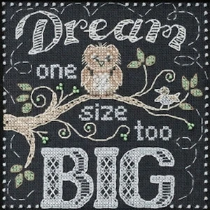 Cross Stitch Kit ~ Mill Hill Chalkboard Quartet - Dream Big #MH17-1611 - Picture 1 of 1