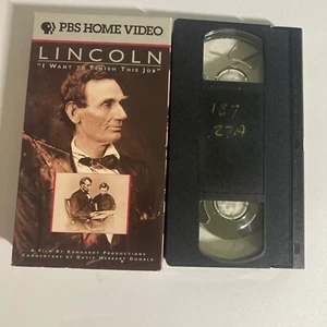Lincoln - "I Want to Finish This Job" Part 3 (1992), VHS Movie, PBS Home Video - Picture 1 of 5