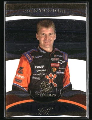 Jeff Burton 2005 Press Pass Premium #3 Racing Card - Image 1 of 2