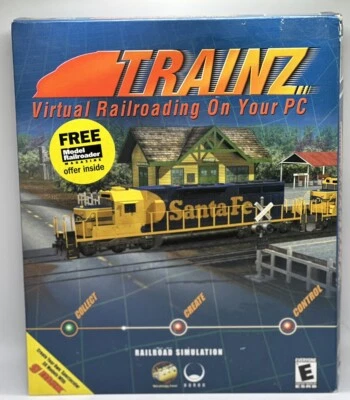Trainz Virtual Railroading Simulation Video Game CD-ROM Windows XP 2000 - Image 1 of 4