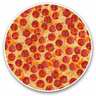 2 x Vinyl Stickers 10cm - Pepperoni Pizza Teenage Boys Cool Gift #3874