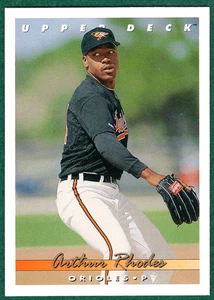 Arthur Rhodes - 1993 Upper Deck #384 - Baltimore Orioles Baseballkarte - Bild 1 von 2