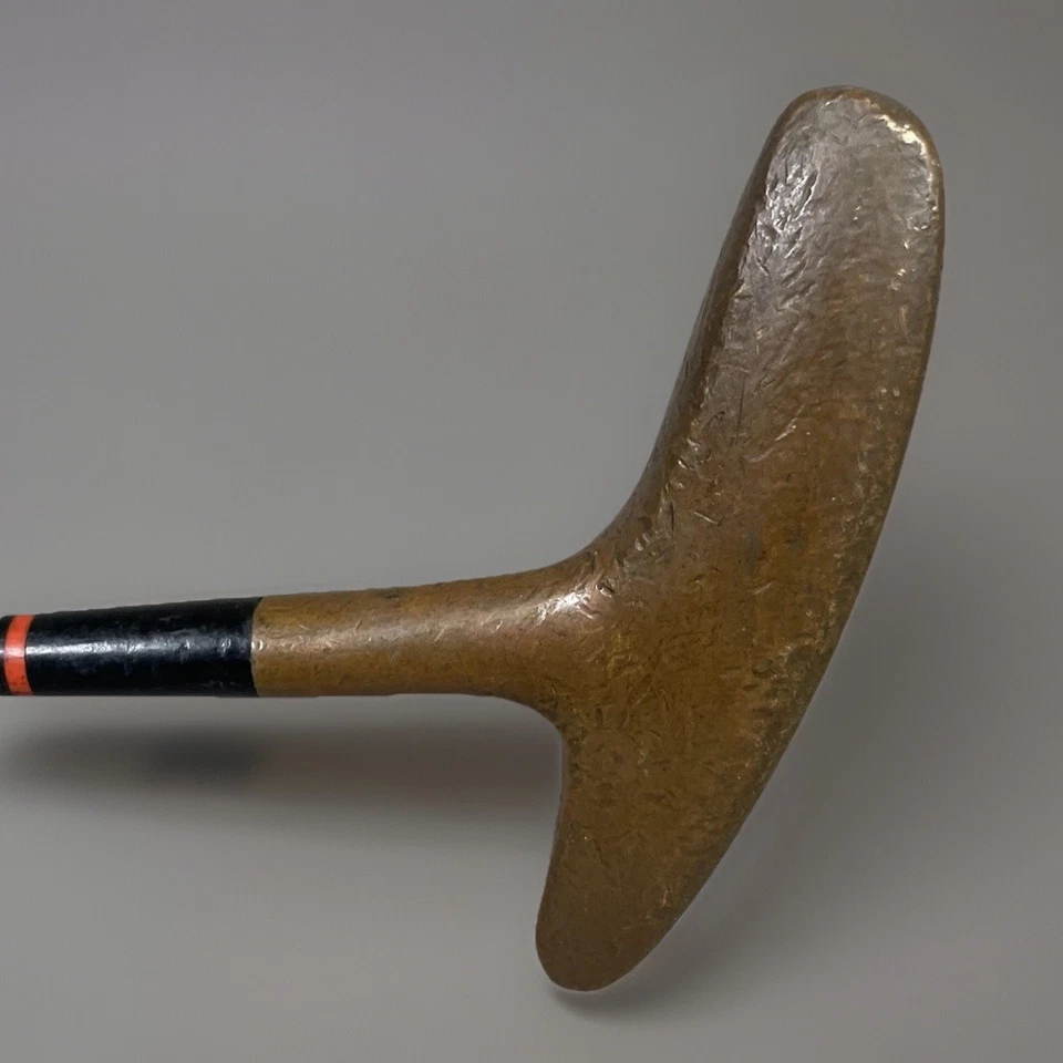 Vtg Wilson AIR-FLO Putter RH T-Bar Brass Mallet Head All Original Classic ~35” - Image 1 of 4