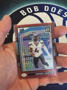 KAMARI LASSITER 2024 DONRUSS OPTIC RED MOJO SP RATED ROOKIE CARD RC NFL - Picture 1 of 2