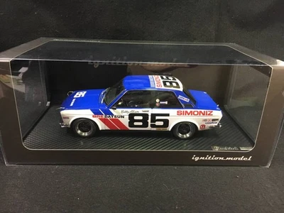 Unopened ig3309 Ignition Model 1 18 Datsun Bluebird 510 White Blue Datsun Blue - Image 1 of 4
