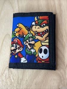 RAR! Super Mario Figuren dreifach faltbare Canvas Geldbörse - Bild 1 von 9