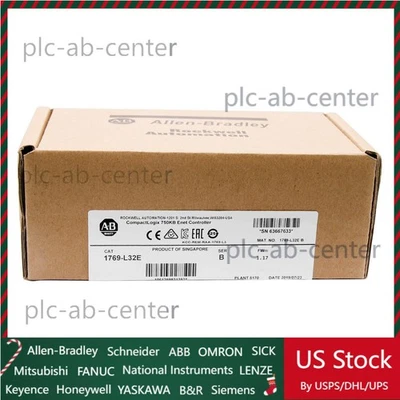 Allen-Bradley Sealed 1769-L32E SER B CompactLogix EtherNet Processor US Free Tax - Image 1 of 4