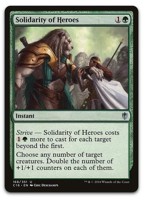 Solidarity of Heroes #168 (NM) Commander 2016 C16 Magic MTG - Image 1 of 2