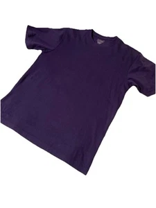 L.L Bean Men's Carefree Unshrinkable Traditional Fit Purple Night T-shirt - Picture 1 of 4