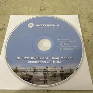 Motorola SB5120 Serie Surfboard Kabel Modem Installation CD-Rom Treiber - Bild 1 von 2