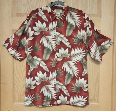 Campa Moda Mens Hawaiian Shirt Size Large Aloha Island Resortwear Vacation Beach - Image 1 of 3