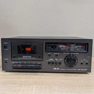 Reproductor de casete estéreo grabadora de colección Akai CS-702D II Japón para PIEZAS o REPARACIÓN - Imagen 1 de 6