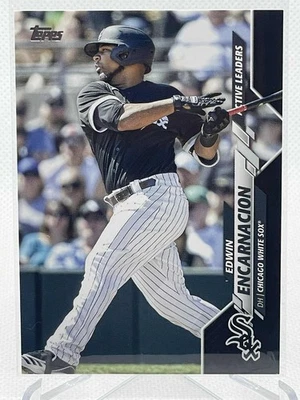 2020 Topps Update EDWIN ENCARNACION /69 Black Parallel Card #U-76 White Sox SP - Image 1 of 2