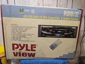 Pyle View DVD VCD CD MP3 Car Radio With Remote Control  - Picture 1 of 9