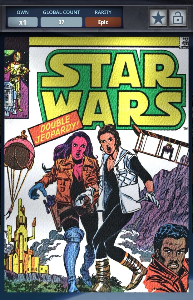 Star Wars Card Trader Masterwork Epic Canvas Comic Covers #73 Digital Card - Image 1 of 1