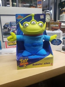 TOY STORY 2 Mattel 2000 Talking BOBBLIN' ALIEN - Foto 1 di 14
